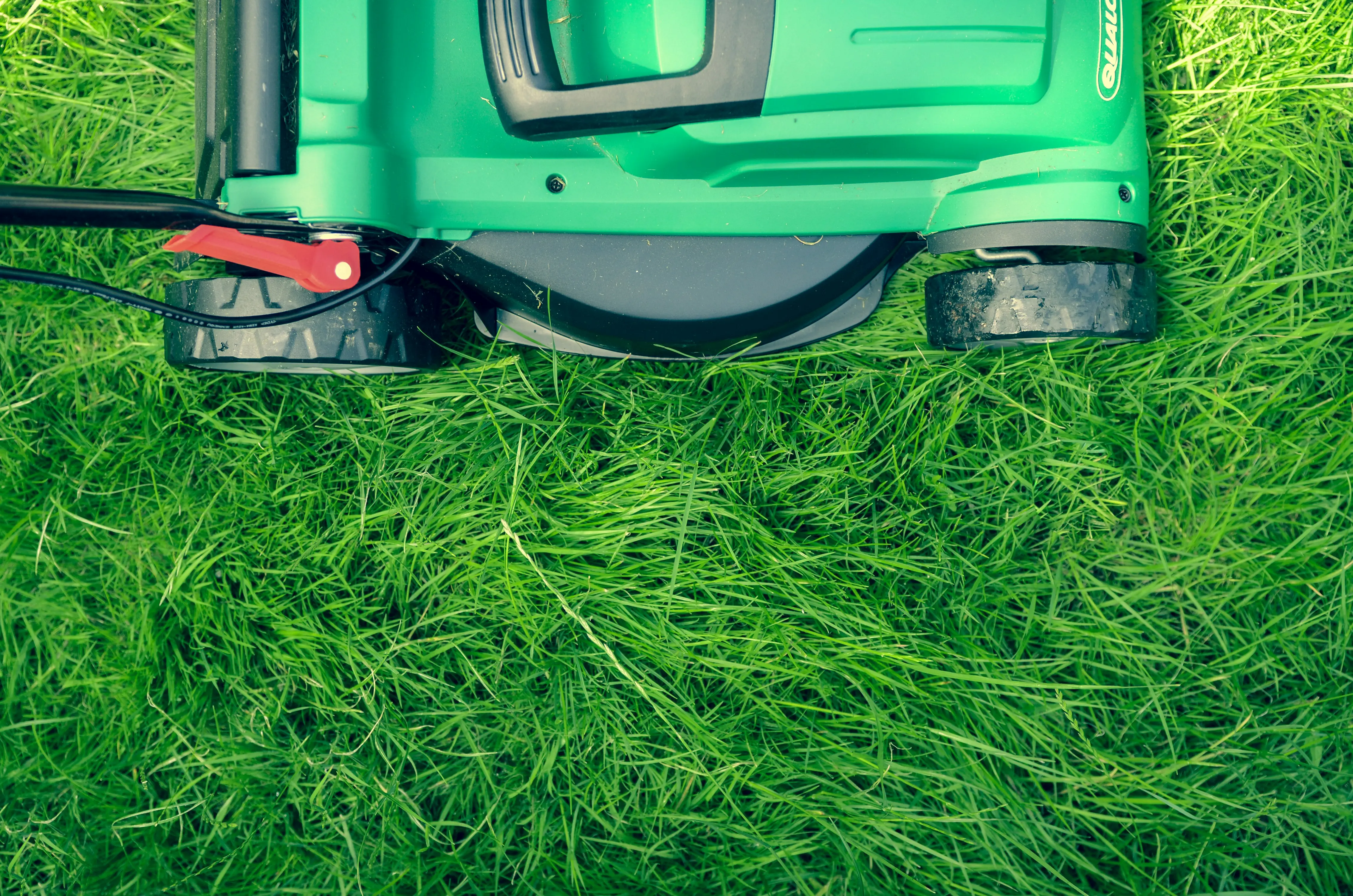 mowing grass background